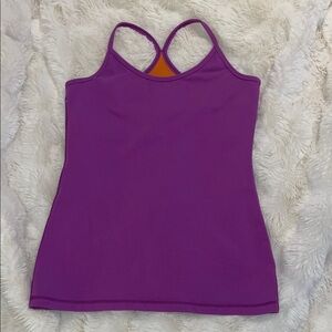 Lululemon Athletica Purple Fitted Y tank